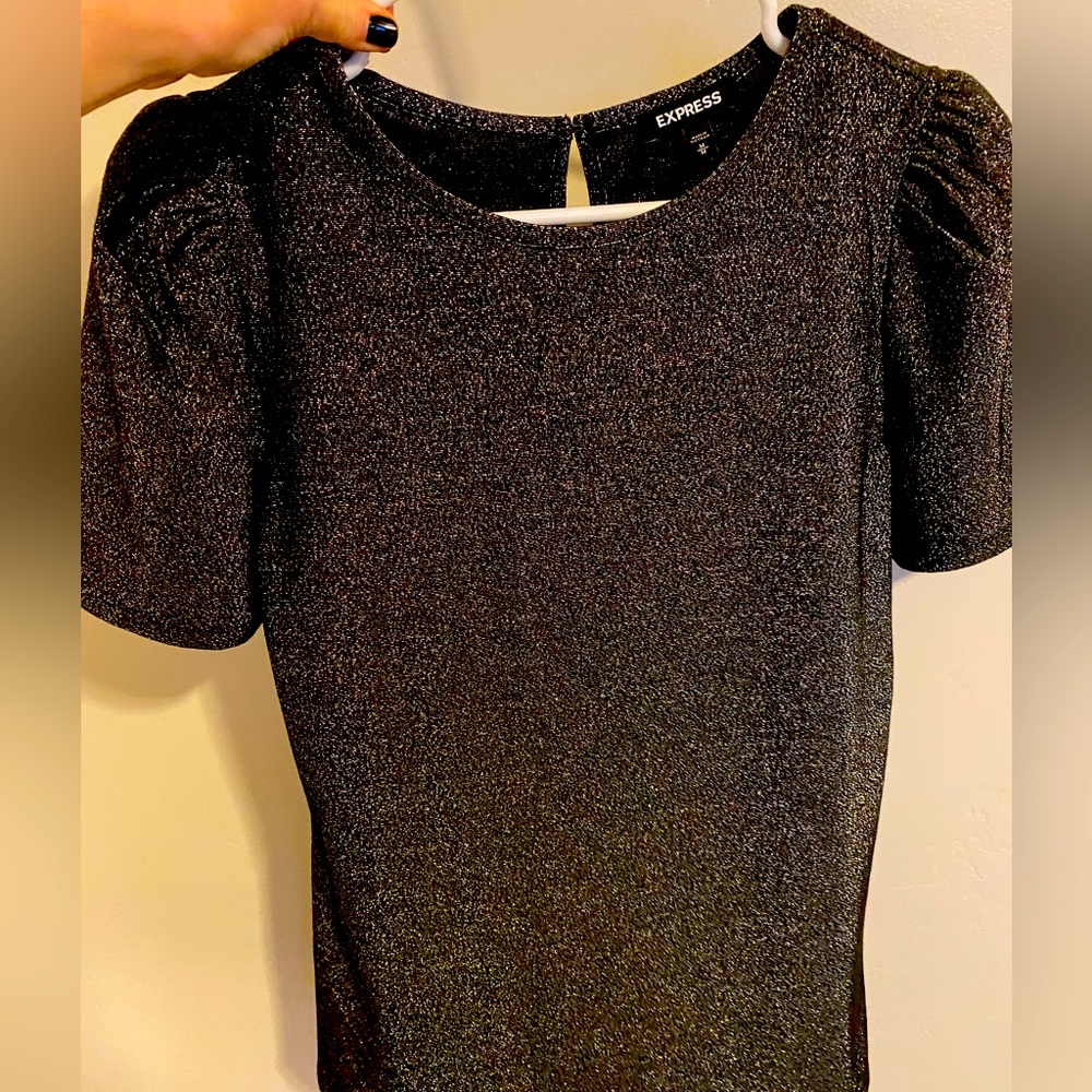 Express sparkly top